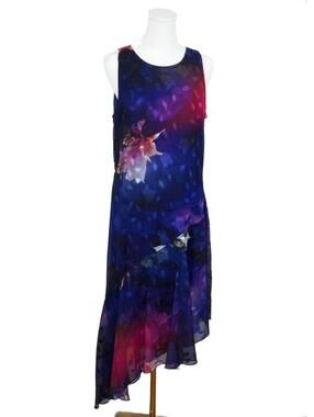 Donna Karan Floral Multicolour Dress size 8